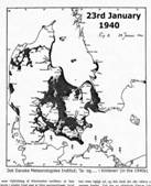 Kattegat ice 23rd January 1940